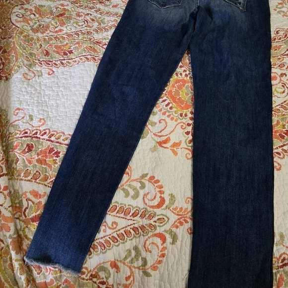 Flying Monkey Dark Blue Distressed Jeans - Picture 14 of 16